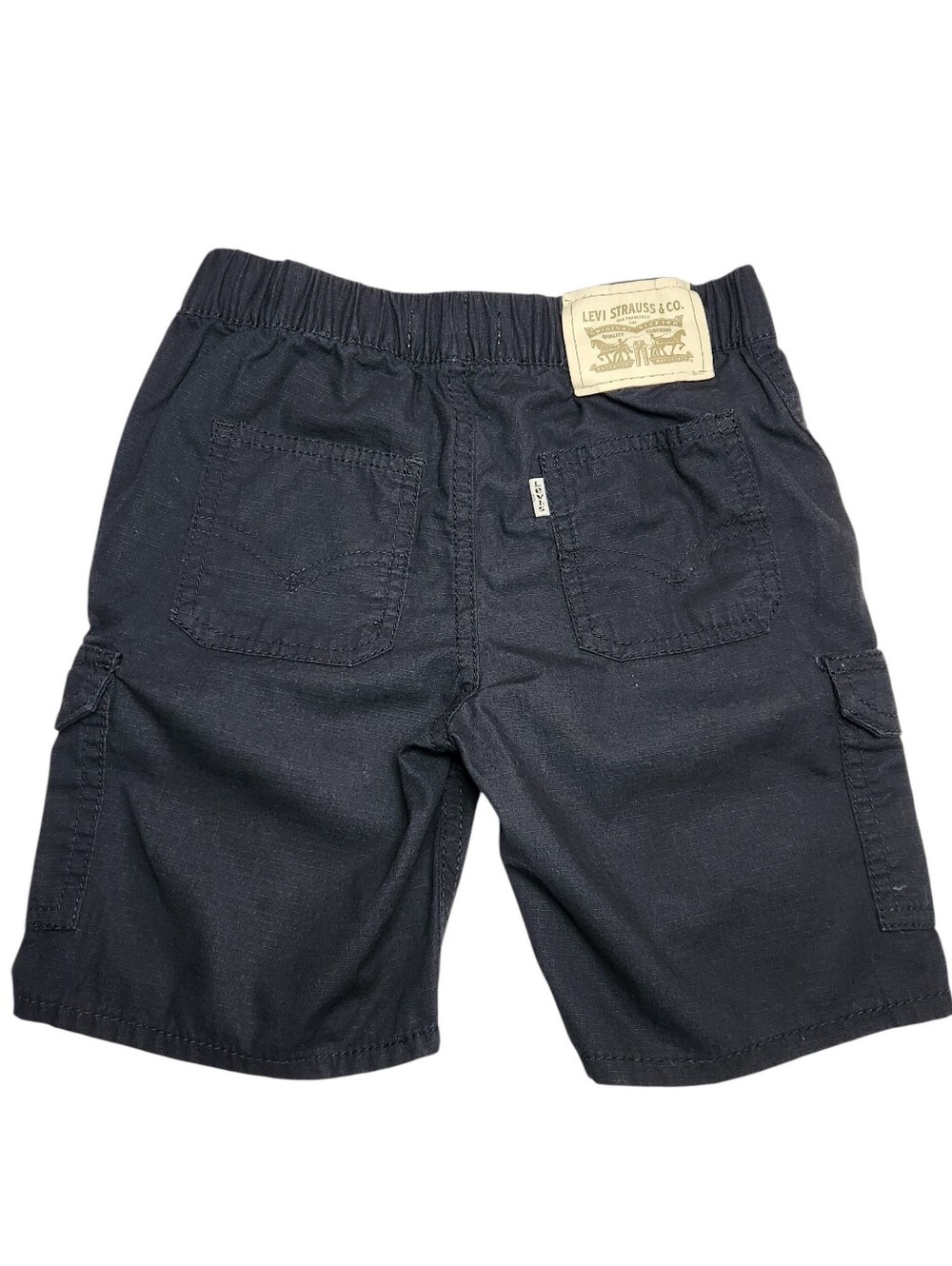 Levi's Little Kids' Black Cargo Short Pull-on 100% Cotton Size 4T (4-5 Years) - Picture 6 of 10